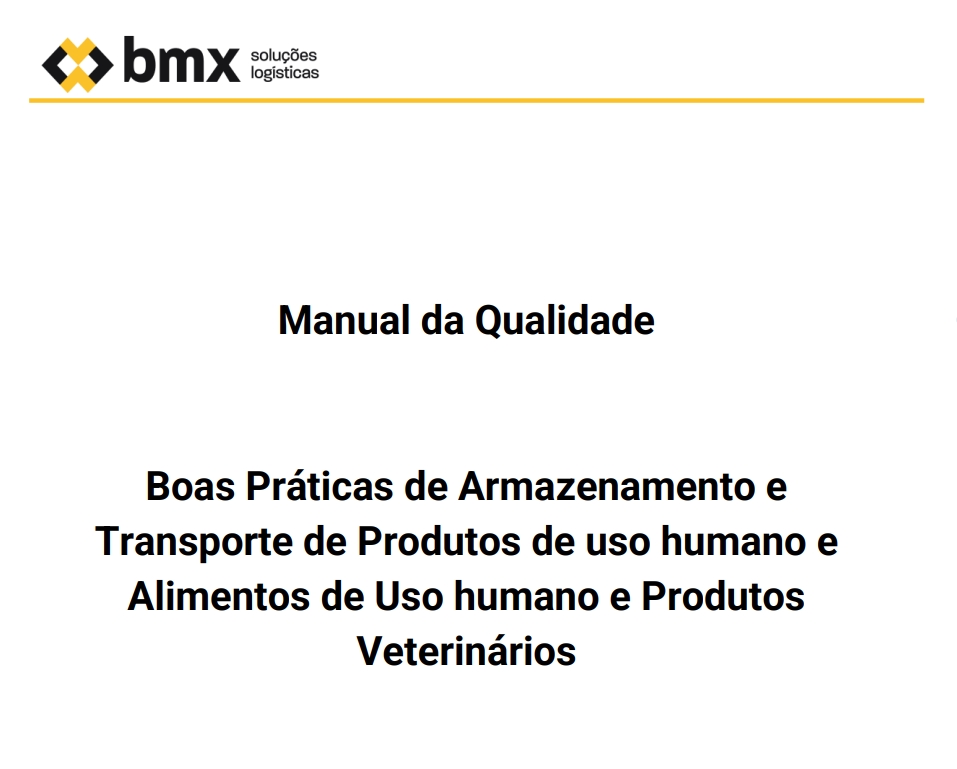 BMX Manual de Boas Práticas de Transporte e Armazenagem